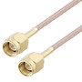 SMA Male to SMA Male Cable Assembly using RG316 Coax, 3 FT , LF Solder