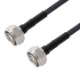 Low Loss 4.3-10 Male to 4.3-10 Male Cable Assembly using LMR-240-DB Coax, 5 FT with Times Microwave Components