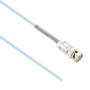 Lead Free 1553 TRB 2-Slot Plug to Blunt Cut Genderless Cable Assembly using M17/176-00002 Coax, 1 FT with Bend Relief