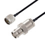 BNC Female to N Male Cable Assembly using LC141TBJ Coax, 10 FT