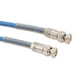 1553 TRB 3-Slot Plug to TRB 3-Slot Plug Cable Assembly using 30-02001-LC Coax, 4 FT with Bend Relief , LF Solder