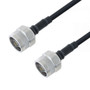 Low Loss N Male to N Male Cable Assembly using LMR-200-FR Coax, 10 FT with Times Microwave Components