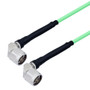Low Loss N Male Right Angle to N Male Right Angle Cable Assembly with Heavy Duty Heat Shrink Boot using LL142 Coax, 6 FT