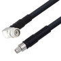 Low Loss TNC Male Right Angle to SMA Male Cable Assembly using LMR-400 Coax, 5 FT with Times Microwave Components