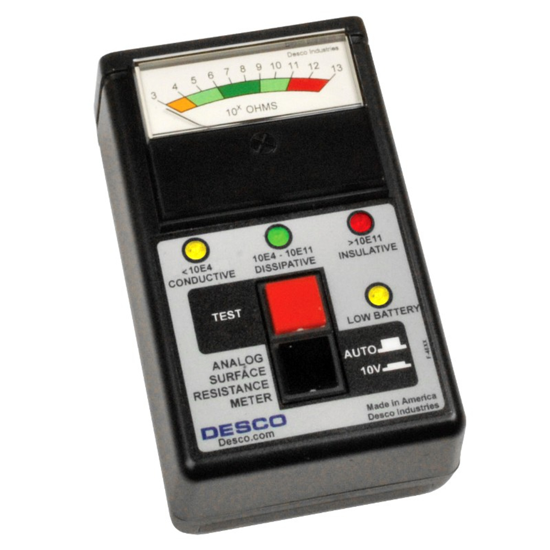 Analog Surface Resistance Meter