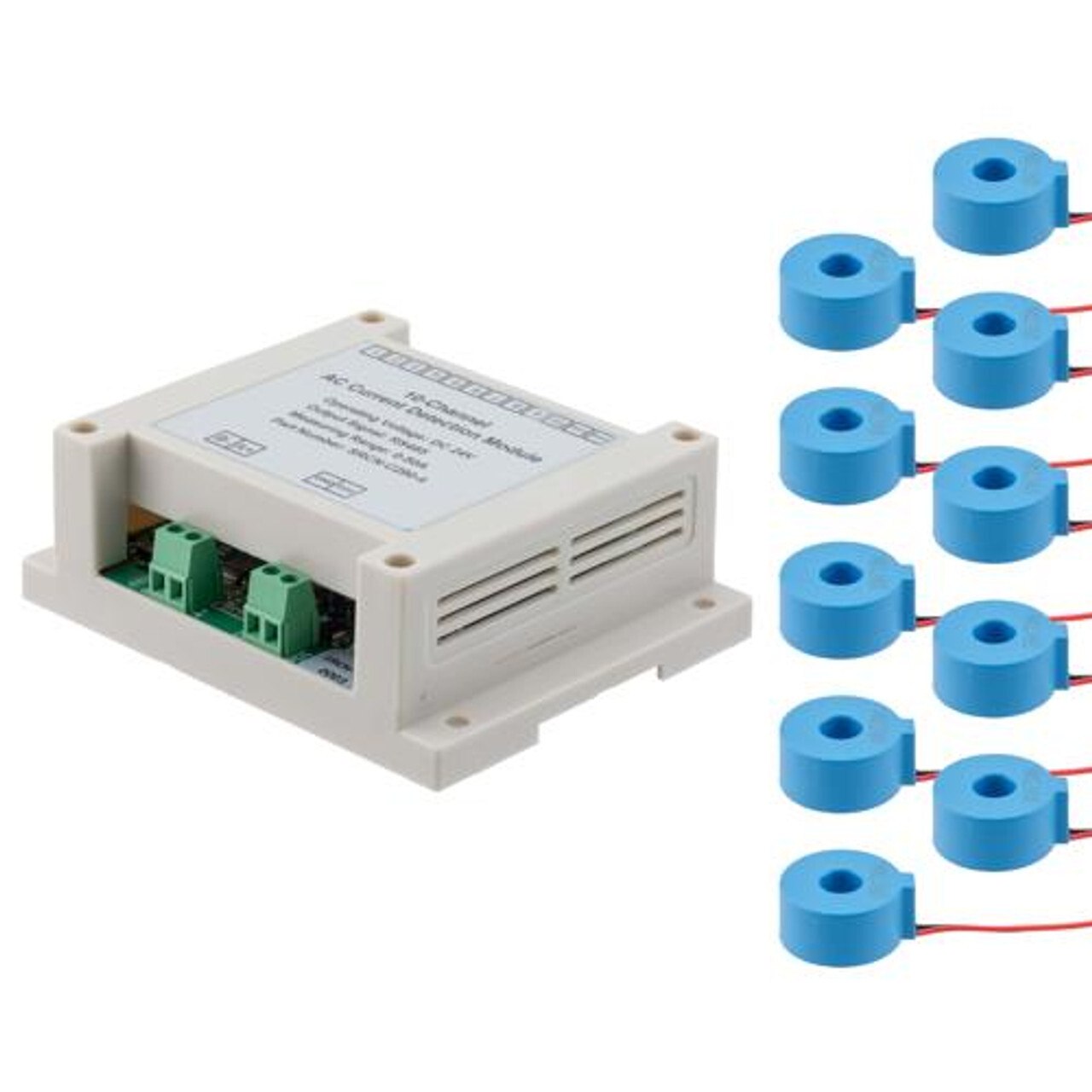 10 Channels AC current sensor RS485 output