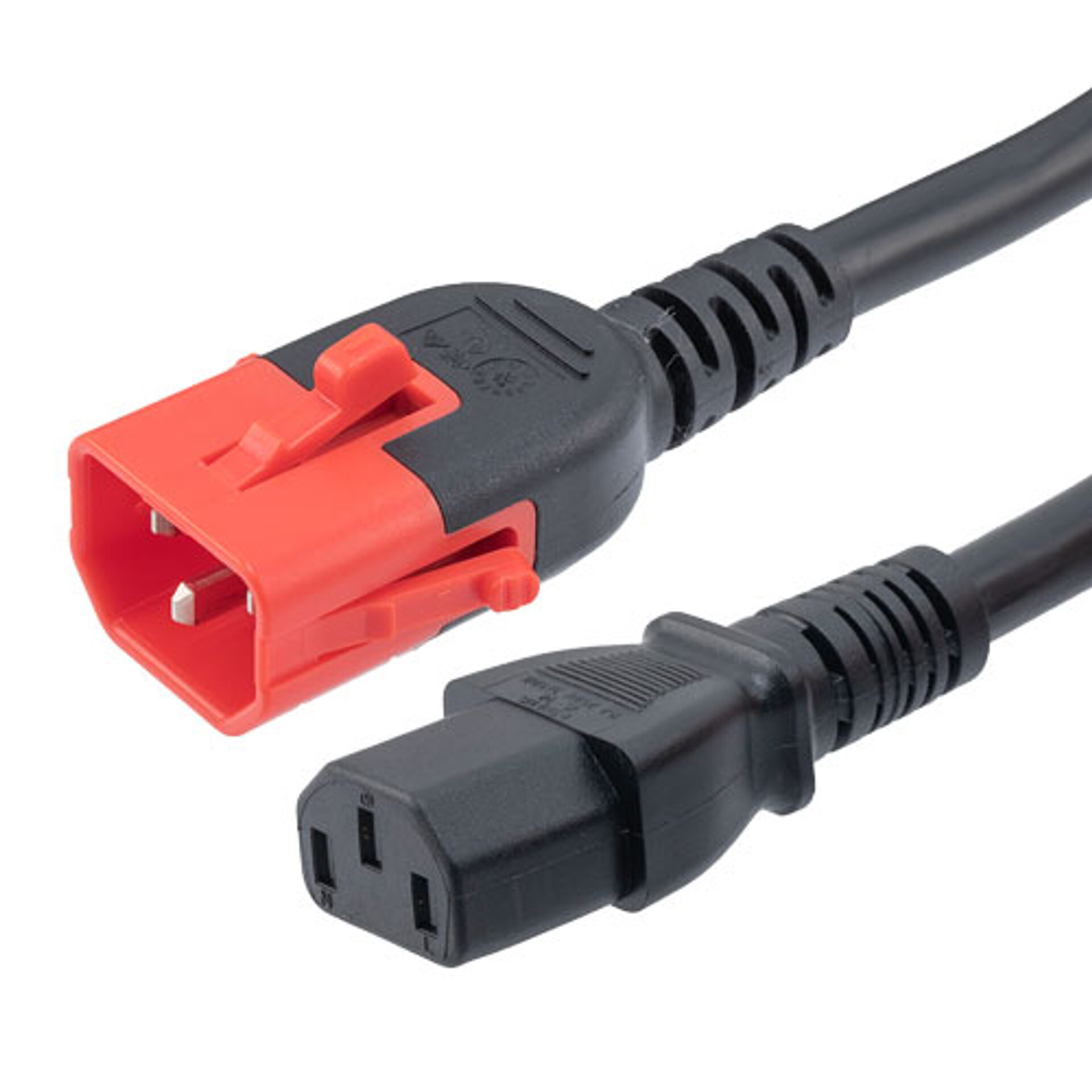 C13 to Dual locking C14