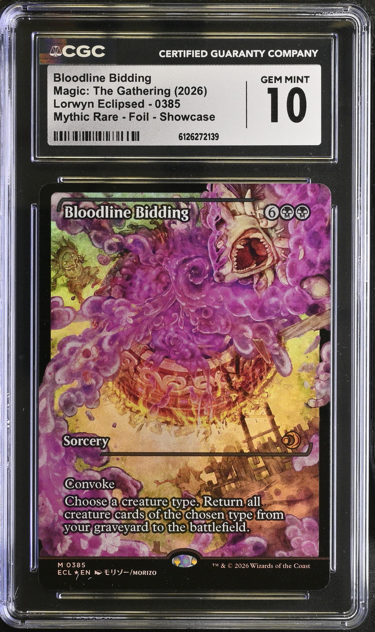 BLOODLINE BIDDING Lorwyn Eclipsed Foil (Japan Showcase) CGC 10