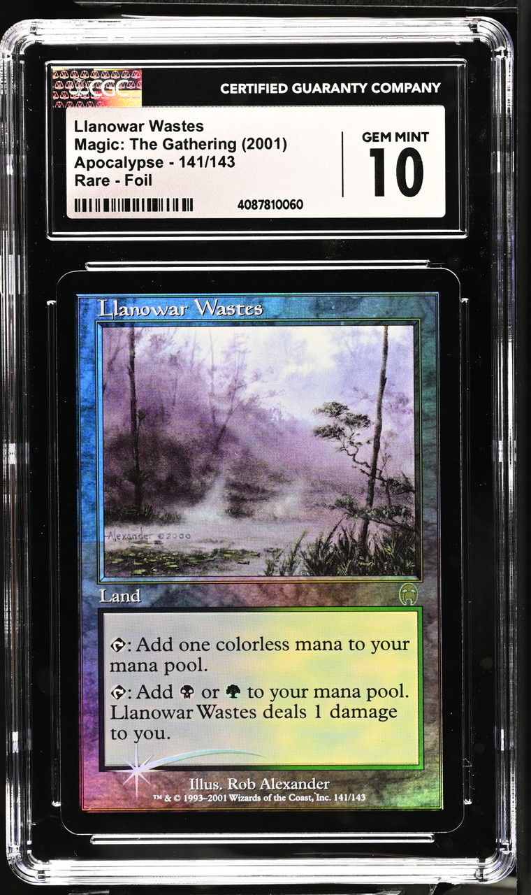 LLANOWAR WASTES Apocalypse Foil CGC 10 - Nostalgium