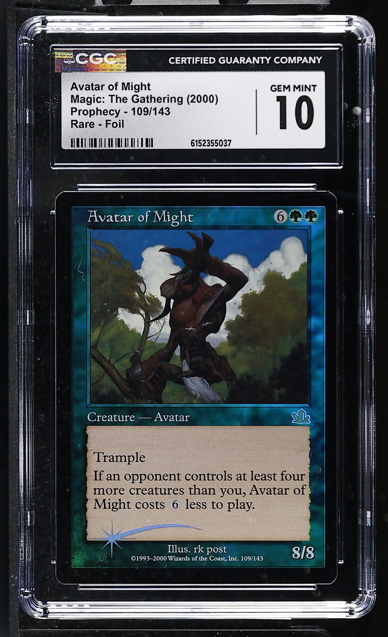 AVATAR OF MIGHT Prophecy Foil CGC 10 - Nostalgium