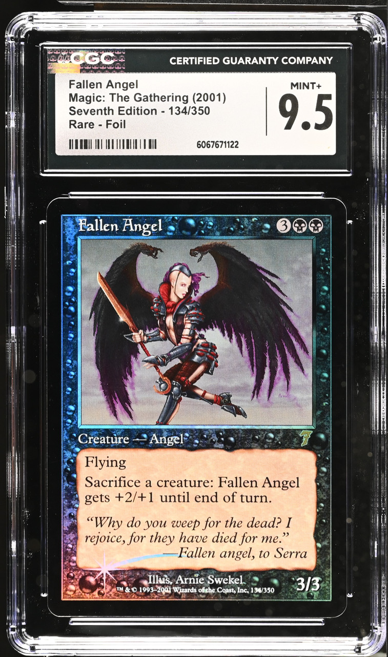 し*ん様 Fallen Angel 堕天使　foil 旧枠　psa FALLEN ANGEL 7th Edition Foil CGC 9.5 - Nostalgium