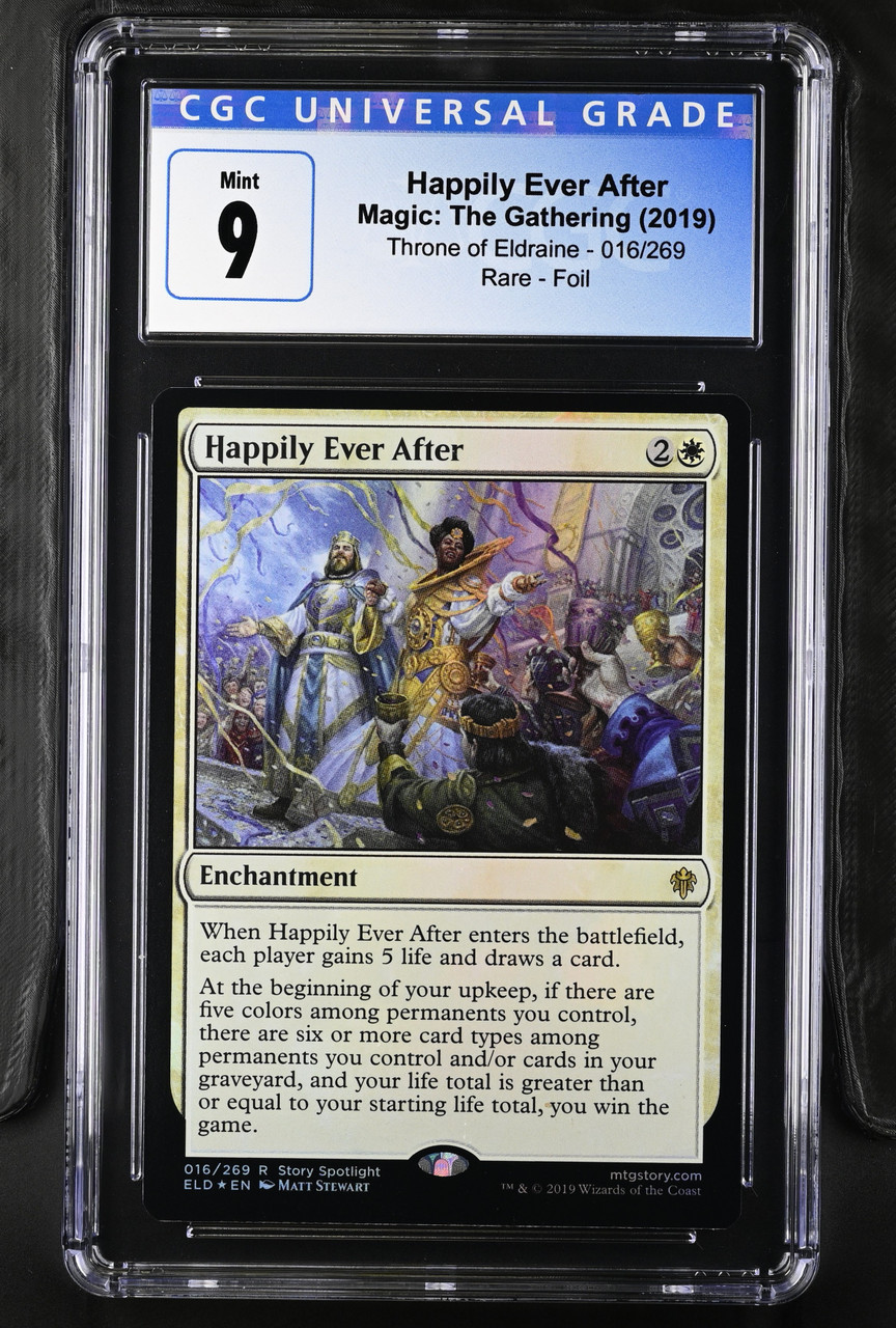 HAPPILY EVER AFTER Throne of Eldraine Foil Rare CGC 9