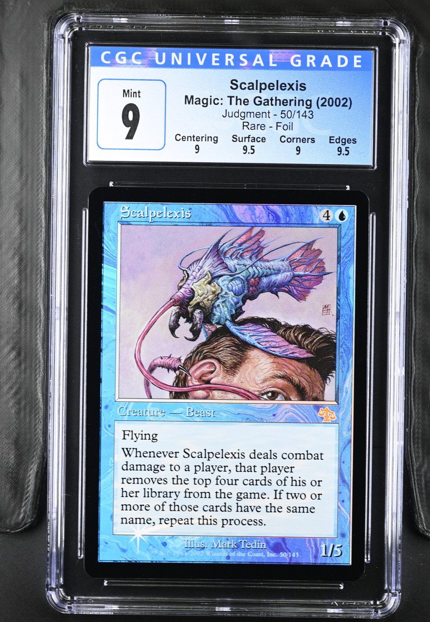 SCALPELEXIS Judgment Foil Rare CGC 9 Q++ #4088140083