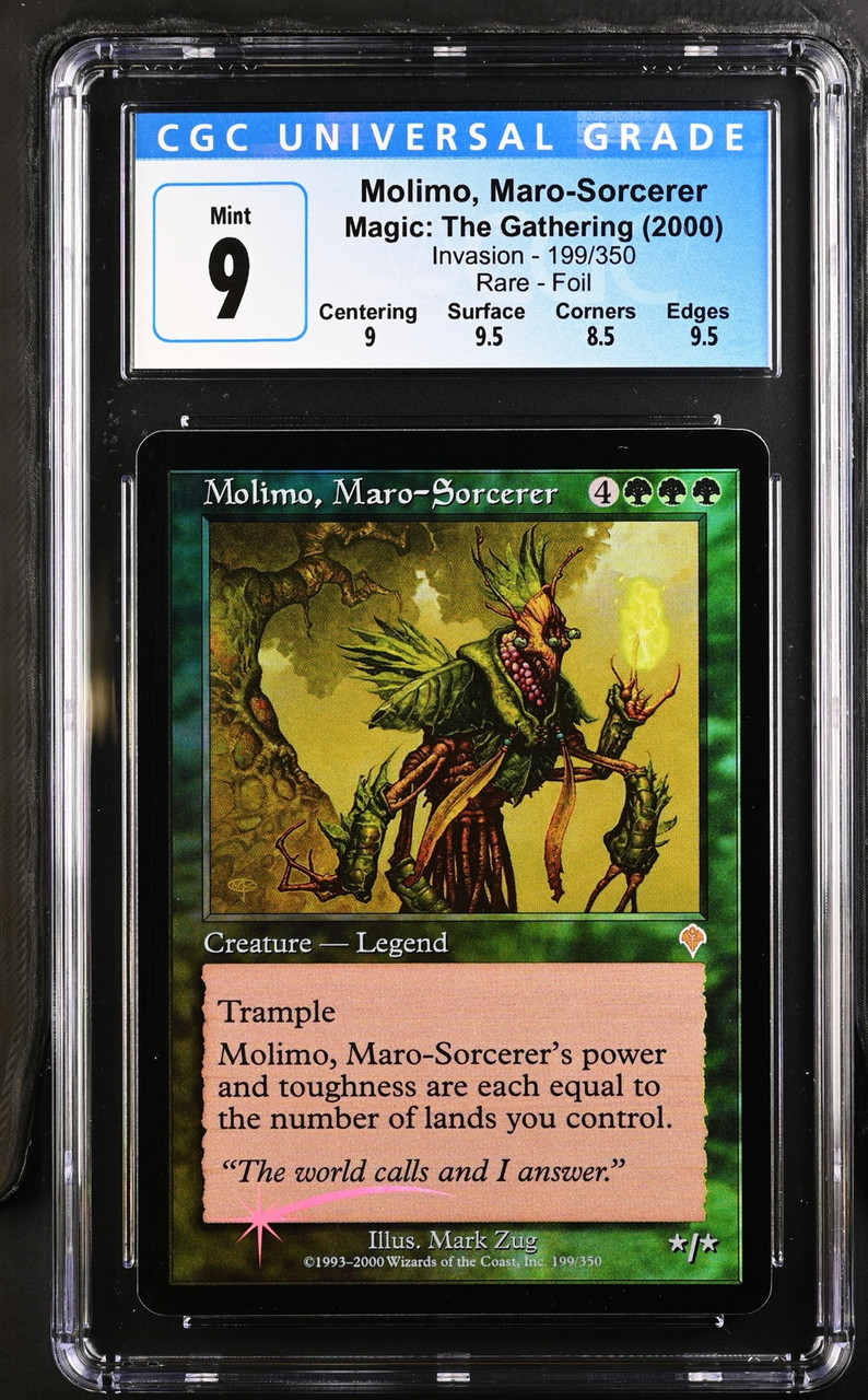 MOLIMO, MARO-SORCERER Invasion Foil Rare CGC 9 #3987330216