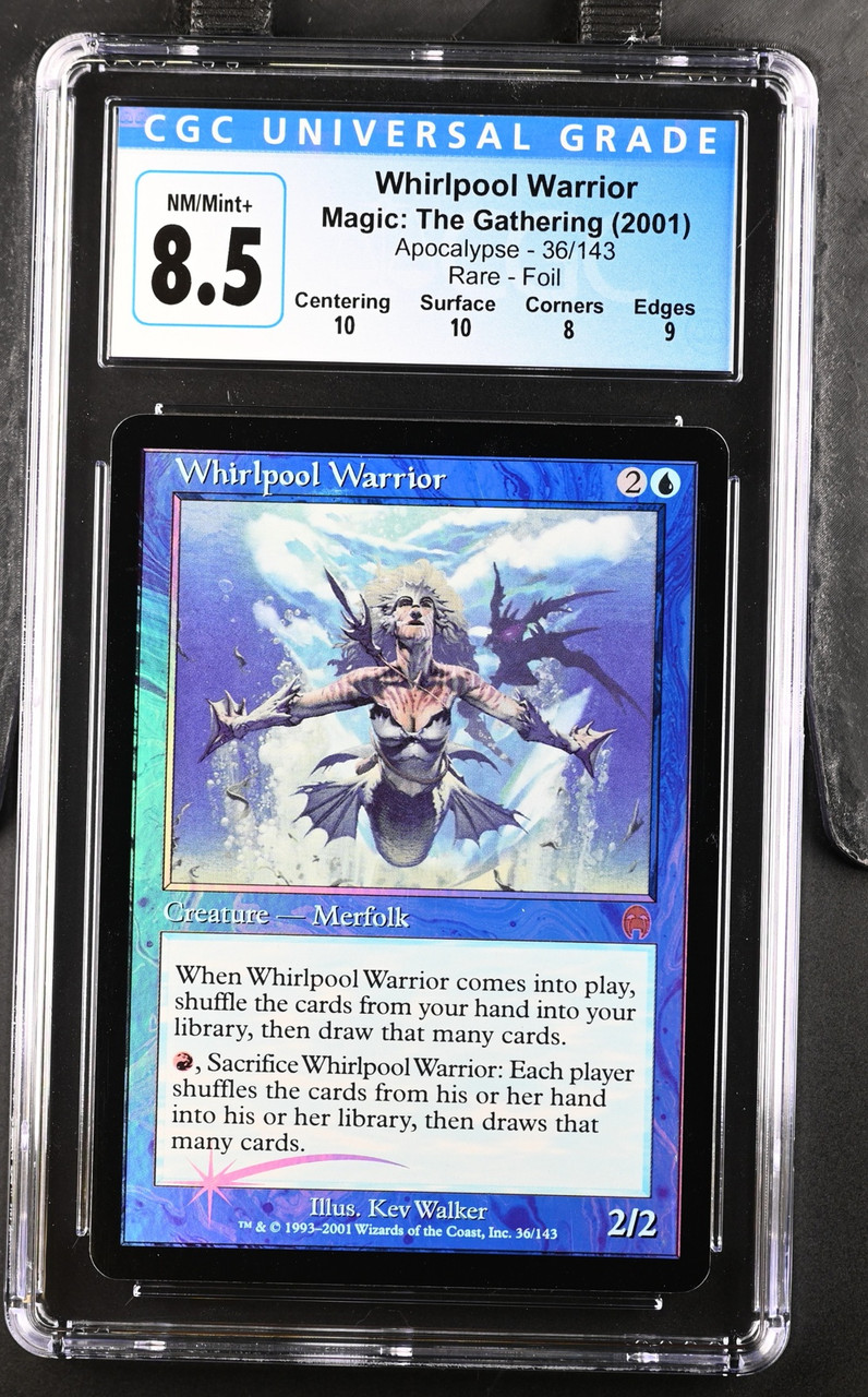 WHIRLPOOL WARRIOR Apocalypse Foil Rare CGC 8.5 #3987358163
