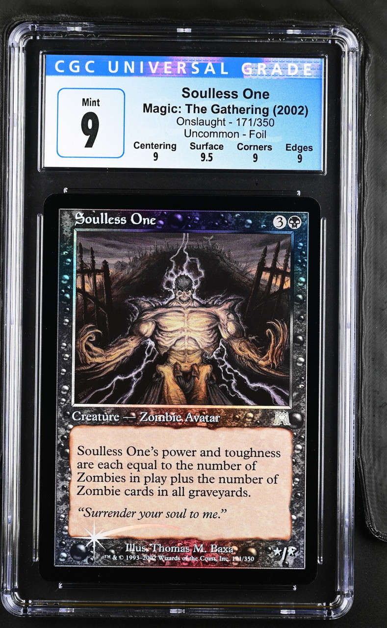 SOULLESS ONE Onslaught Foil U CGC 9 Q+ #4078174096