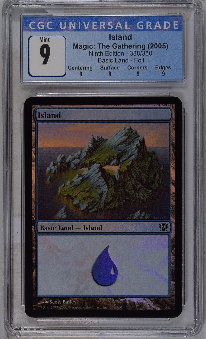 ISLAND 9th Edition Foil CGC 9 Q #3874737183