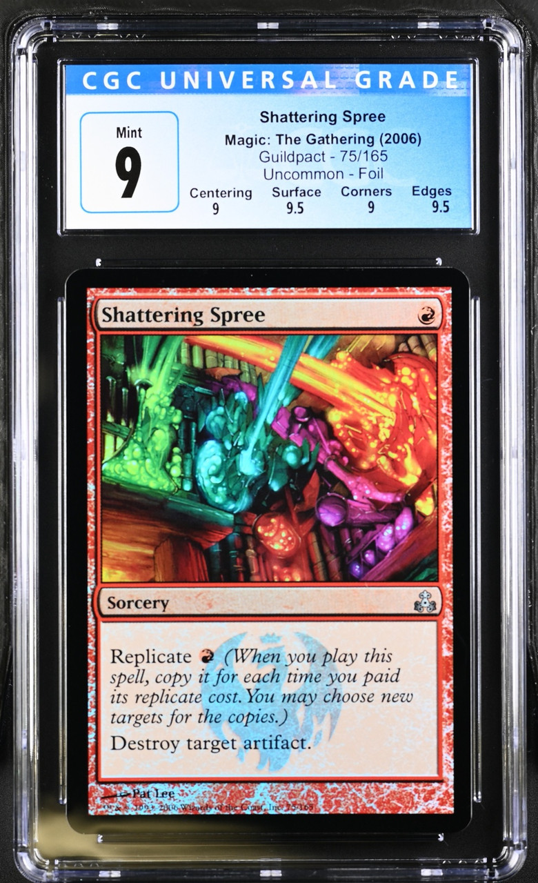 SHATTERING SPREE Guildpact Foil CGC 9 Q++ #3990851194