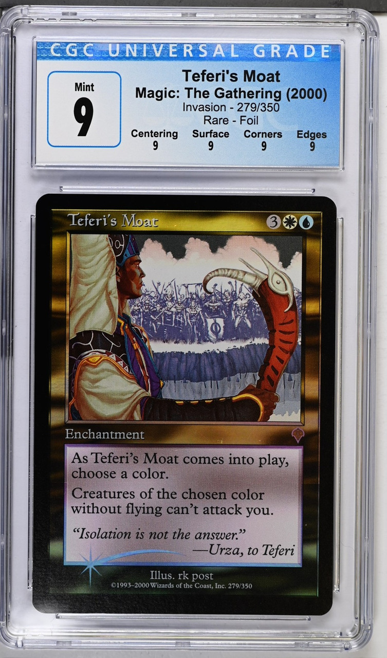 TEFERI'S MOAT Invasion Foil CGC 9.0 Q #3922397020