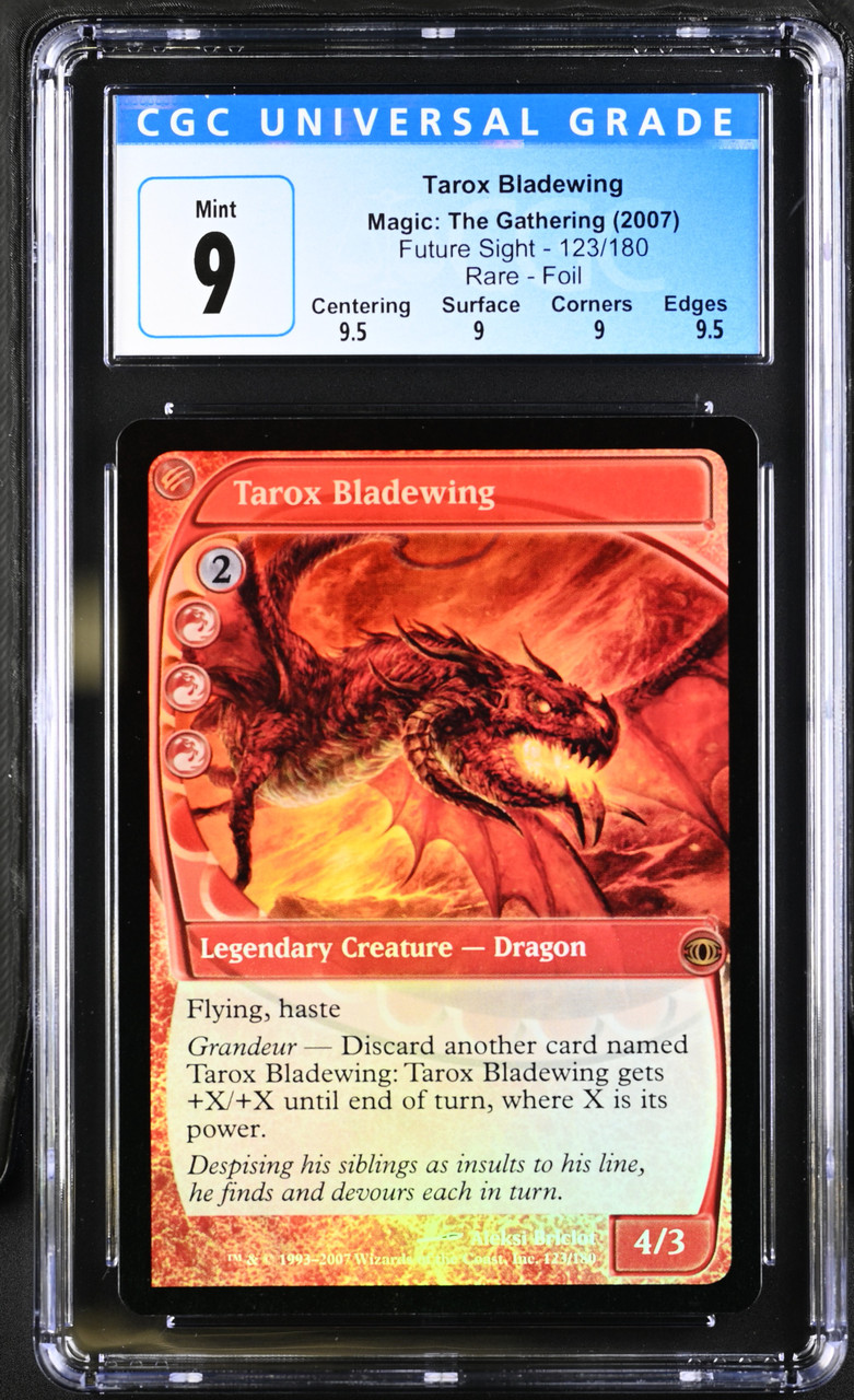 TAROX BLADEWING Future Sight Foil CGC 9 Q++ - Nostalgium