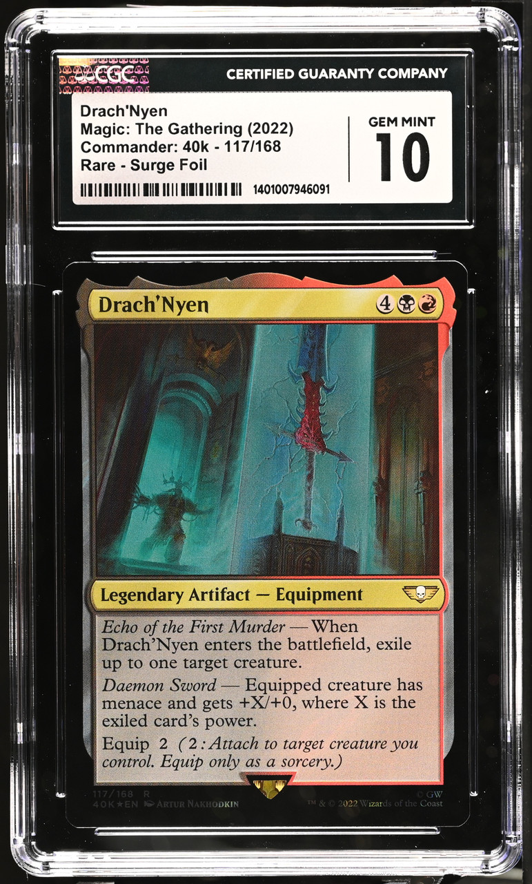 DRACH'NYEN Warhammer 40k Surge Foil CGC 10 - Nostalgium