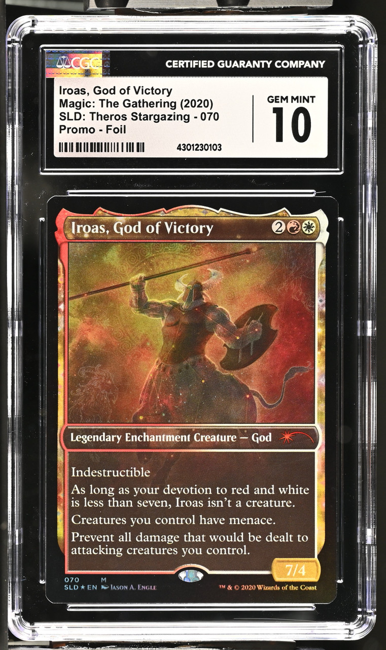 IROAS, GOD OF VICTORY SLD: Theros Stargazing Foil CGC 10 - Nostalgium