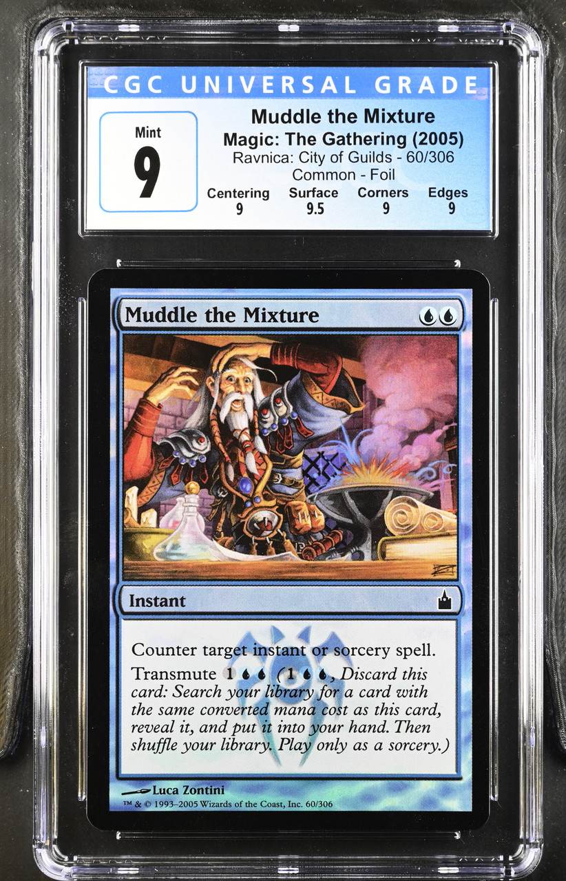 MUDDLE THE MIXTURE Ravnica Foil CGC 9 Q+ - Nostalgium