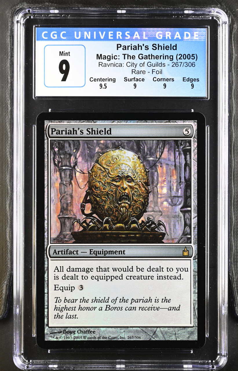 PARIAH'S SHIELD Ravnica Foil CGC 9 Q+ - Nostalgium