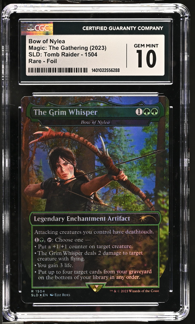 BOW OF NYLEA SLD: Tomb Raider (The Grim Whisper) Foil CGC 10