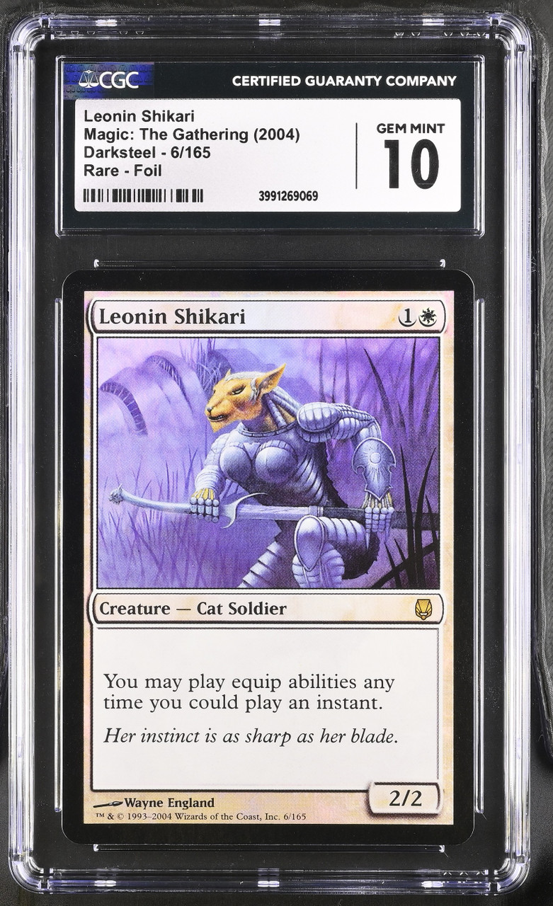 LEONIN SHIKARI Darksteel Foil CGC 10 - Nostalgium