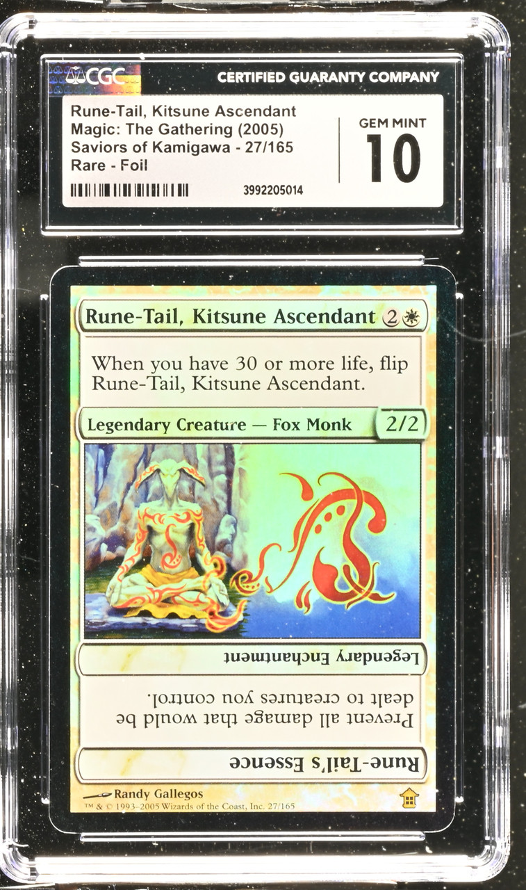RUNE-TAIL, KITSUNE ASCENDANT Saviors of Kamigawa Foil CGC 10
