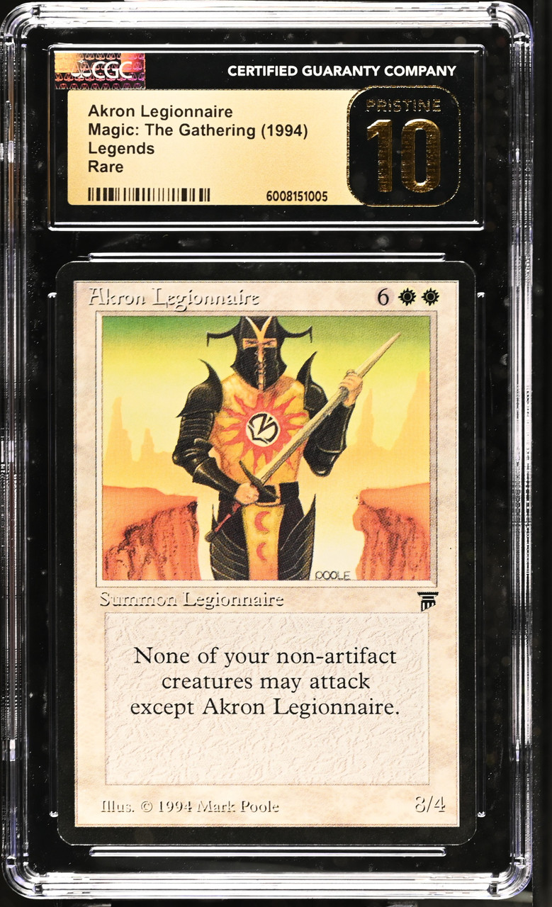 AKRON LEGIONNAIRE Legends CGC 10 - Nostalgium