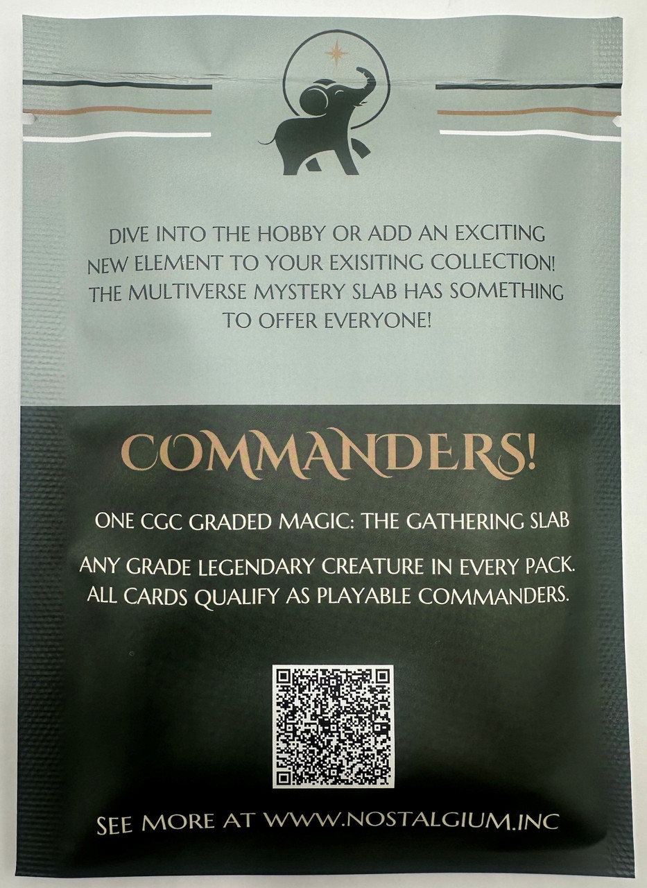 Multiverse Mystery Slab: Commanders! Multiverse Mystery Slab: Commanders!