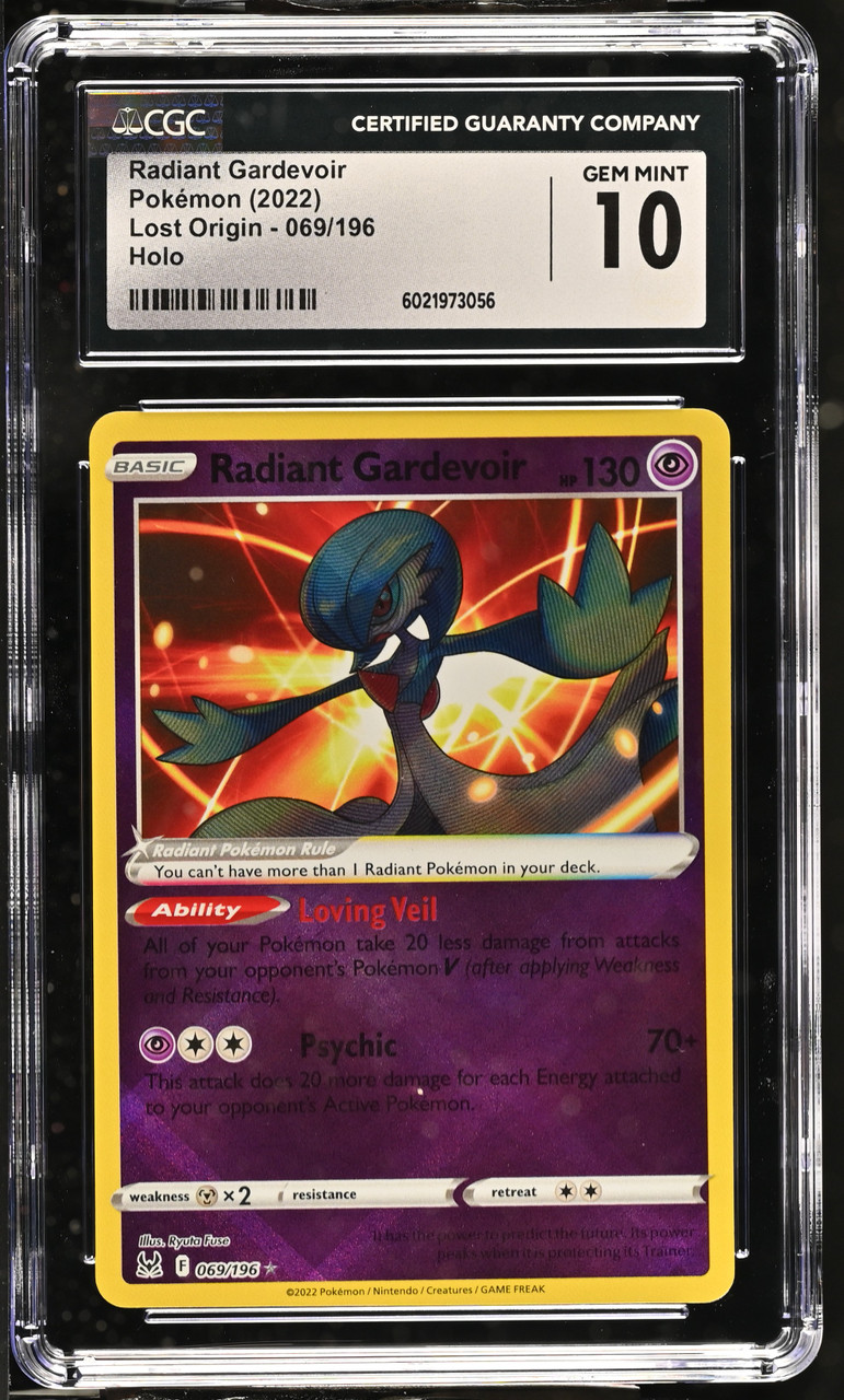 RADIANT GARDEVOIR Lost Origin Holo CGC 10 RADIANT GARDEVOIR Lost Origin Holo CGC 10