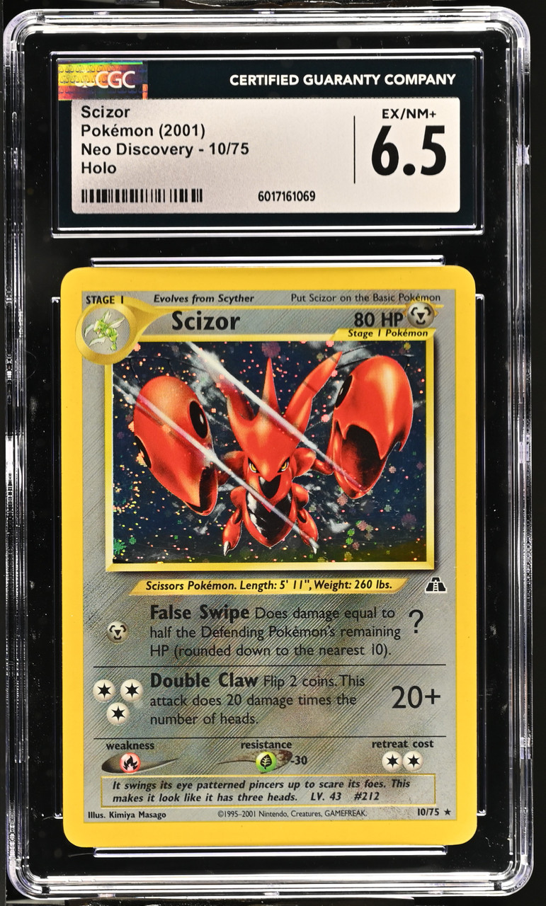 SCIZOR Neo Discovery Unlimited Holo CGC 6.5 - Nostalgium