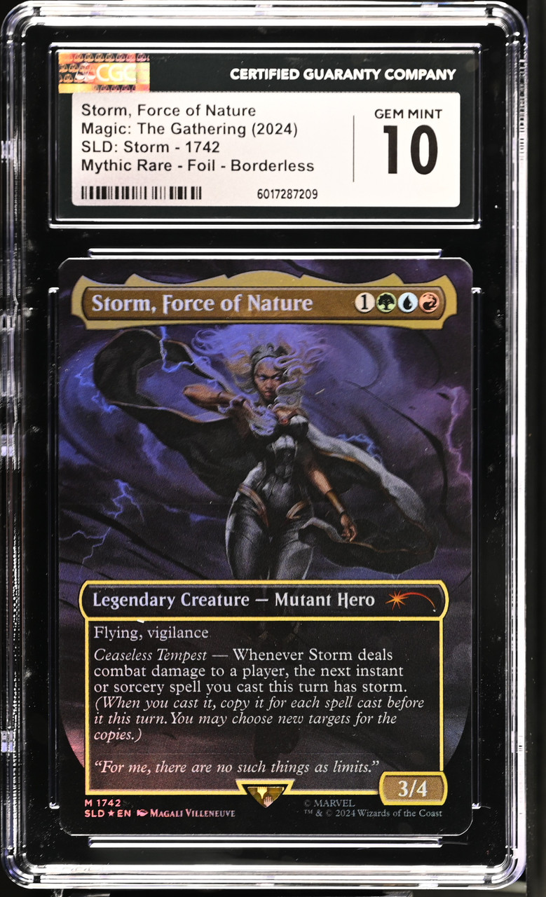 STORM, FORCE OF NATURE SLD: Marvel Foil CGC 10 - Nostalgium