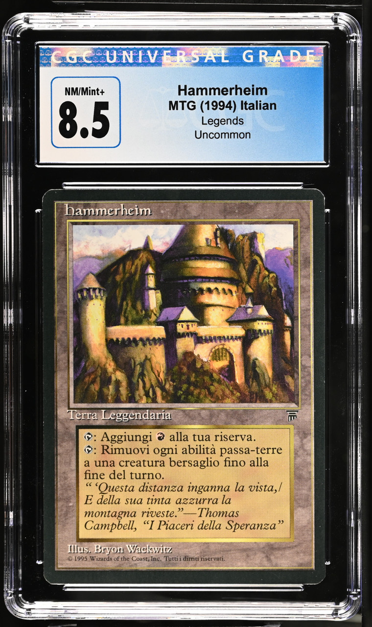 HAMMERHEIM Italian Legends CGC 8.5 - Nostalgium