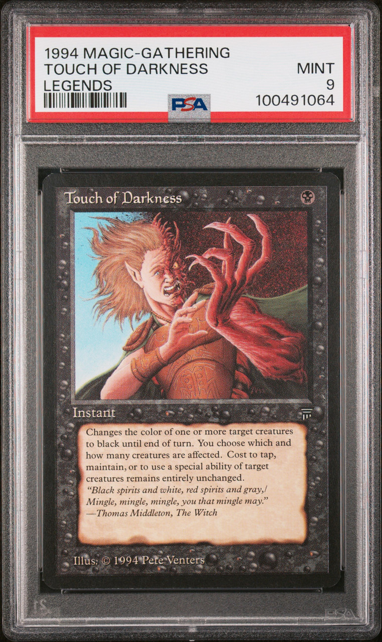 TOUCH OF DARKNESS Legends PSA 9 - Nostalgium