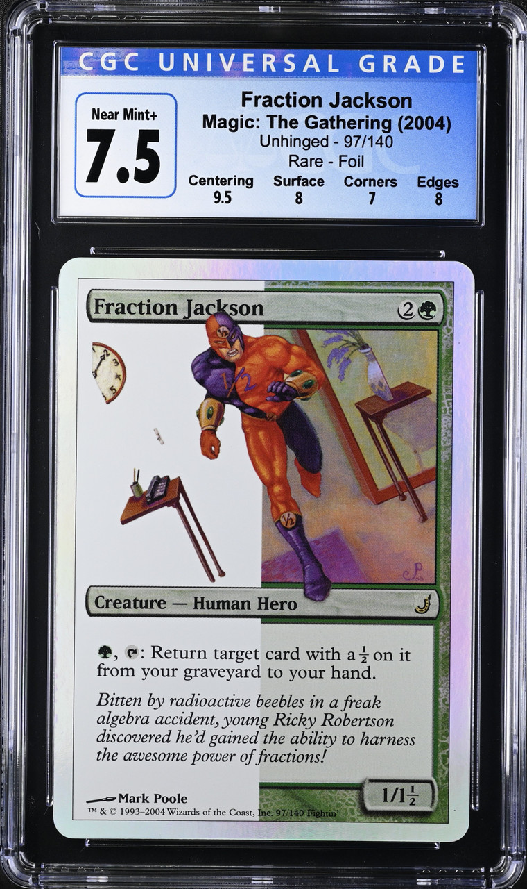 MTG 分数ジャンクション fraction Jackson Foil 英語 Fraction Jackson · Unhinged (UNH) #97 · Scryfall Magic The