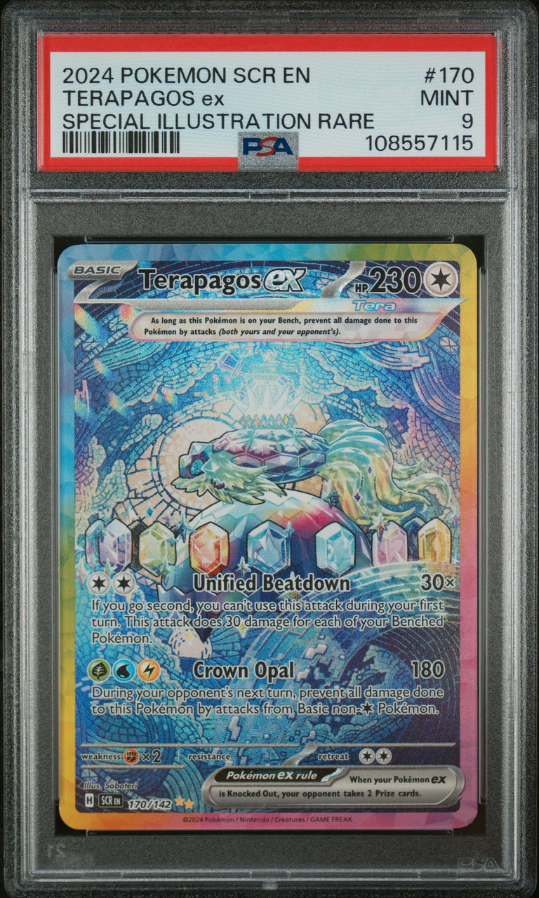 TERAPAGOS EX Stellar Crown Special Illustration Rare PSA 9