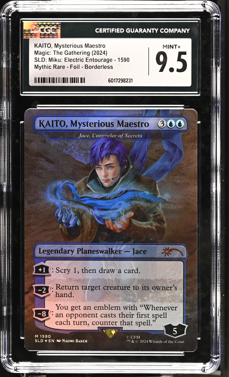 JACE, UNRAVELER OF SECRETS SLD: Miku Electric Entourage Foil CGC