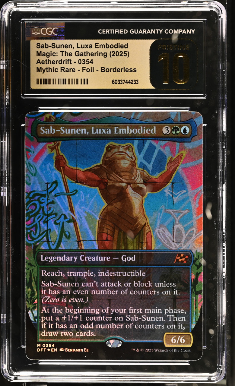 SAB-SUNEN, LUXA EMBODIED Aetherdrift Borderless Foil CGC 10