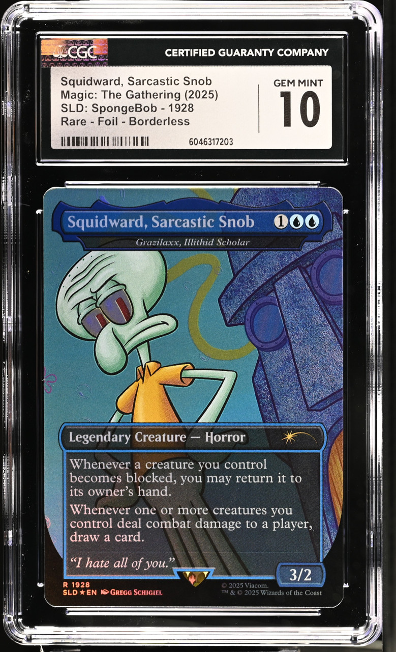 GRAZILAXX, ILLITHID SCHOLAR SLD: Squidward, Sarcastic Snob - Foil