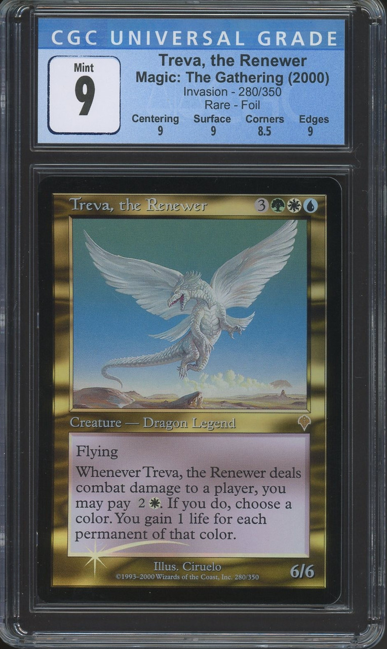 TREVA, THE RENEWER Invasion Foil CGC 9 - Nostalgium