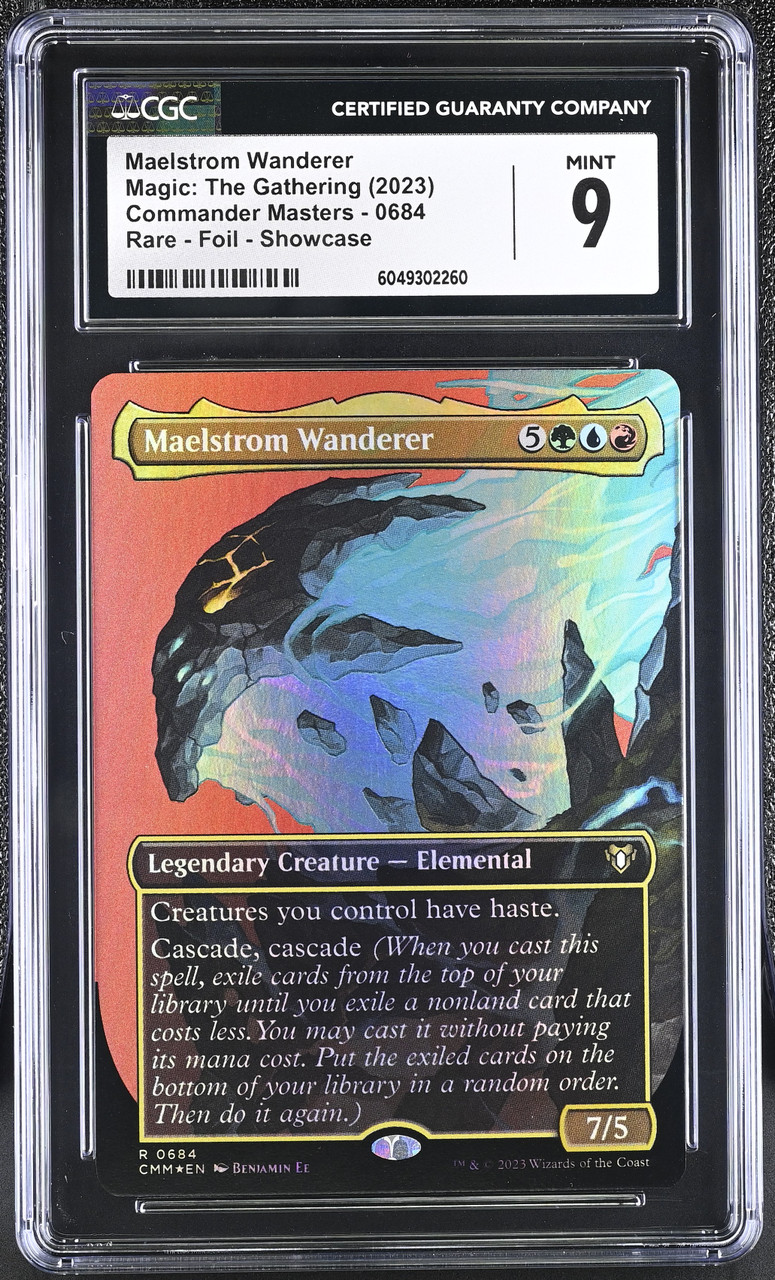 MAELSTROM WANDERER Commander Masters Borderless Foil CGC 9