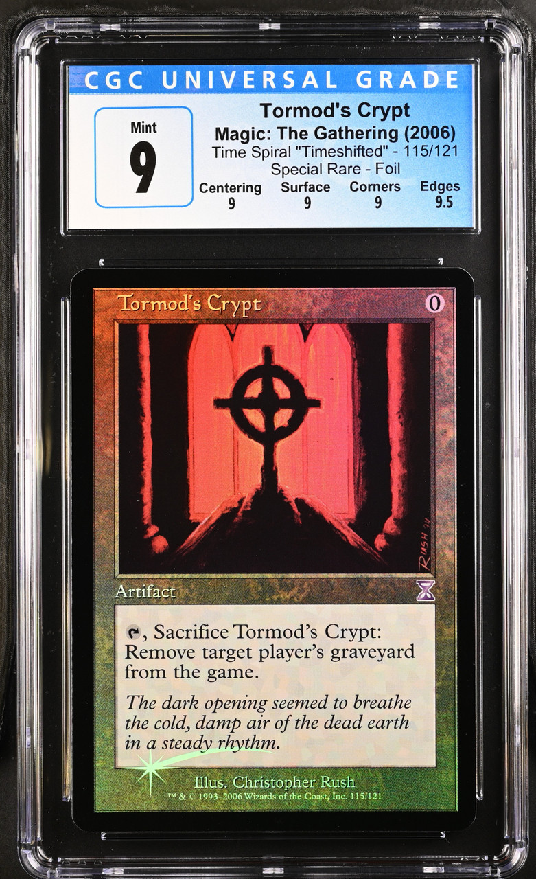 TORMOD'S CRYPT Timeshifted Foil CGC 9 Q+ - Nostalgium