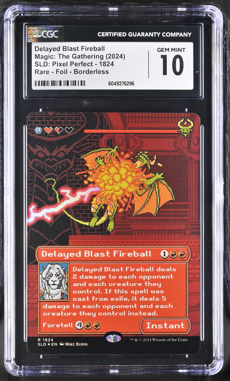 MTG/SLD/Pixel Perfect/foil/未開封/1個① DELAYED BLAST FIREBALL SLD: Pixel Perfect Foil CGC 10 - Nostalgium
