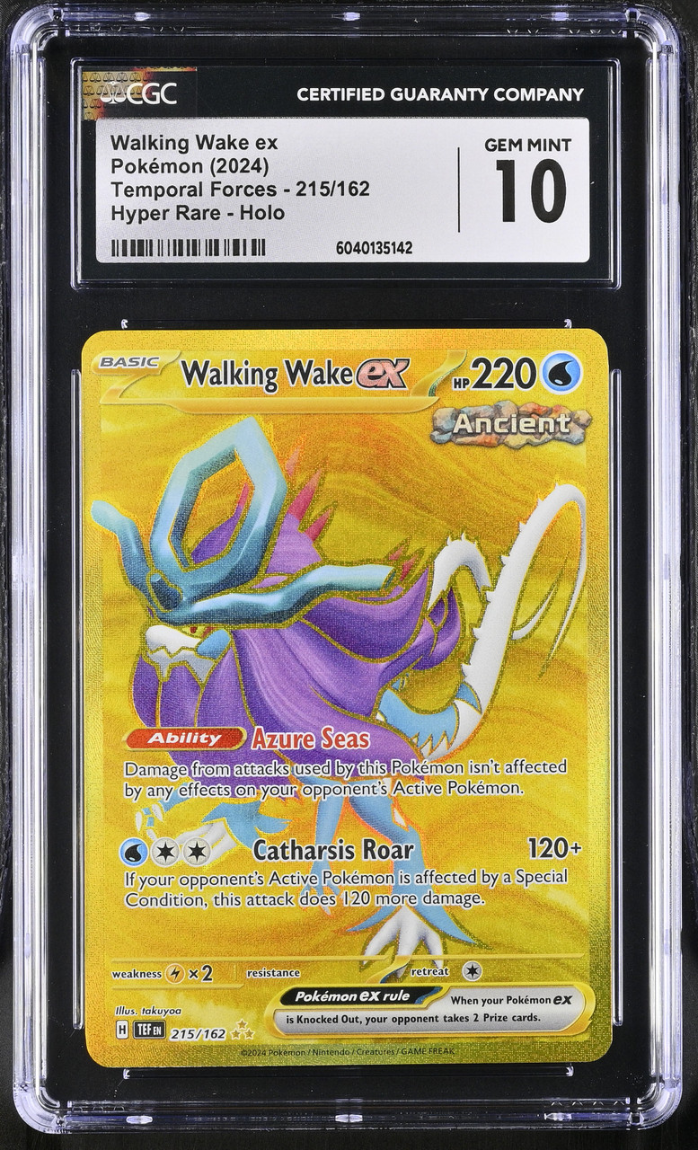 WALKING WAKE EX Temporal Forces Hyper Rare CGC 10 - Nostalgium