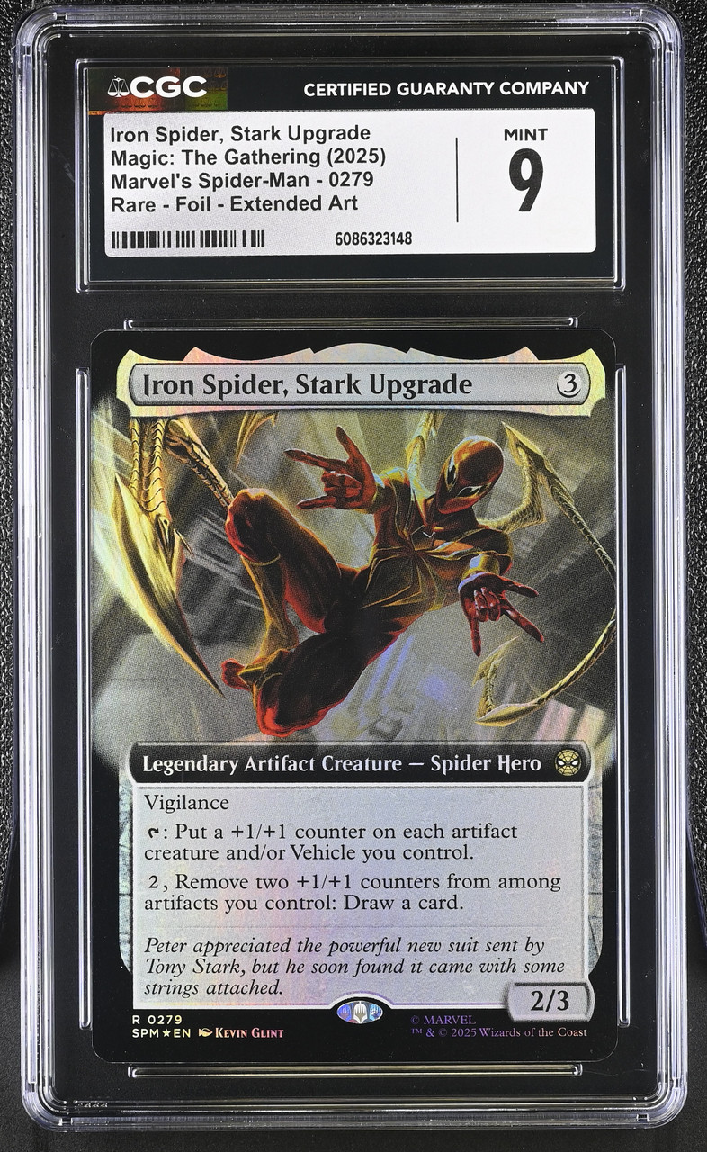 IRON SPIDER, STARK UPGRADE Marvel's Spider-Man Extended Art Foil