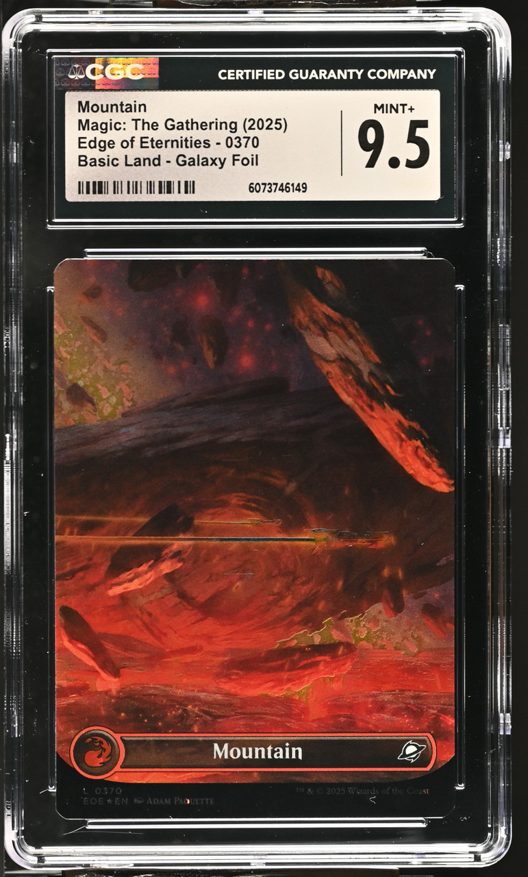 MOUNTAIN Edge of Eternities Galaxy Foil Foil CGC 9.5 - Nostalgium